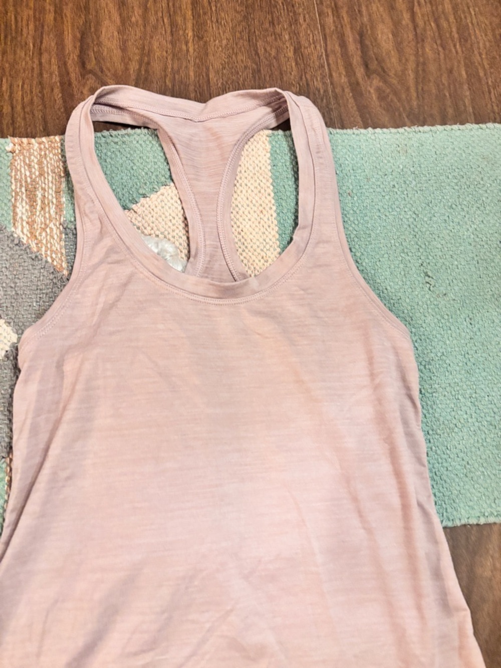 Light Mauve Racerback Tank Top - Picture 10 of 12